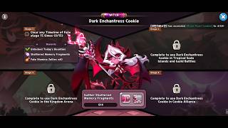 Power of Darkness Part 1 Complete Walkthrough Stage 1~4 (Dark Enchantress) - Cookie Run Kingdom