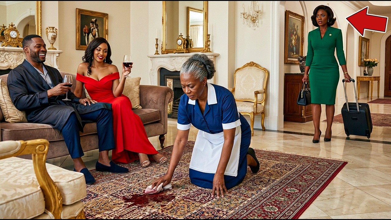La PDG noire millionnaire rentre plus tôt… et découvre sa mère traitée en servante par son mari