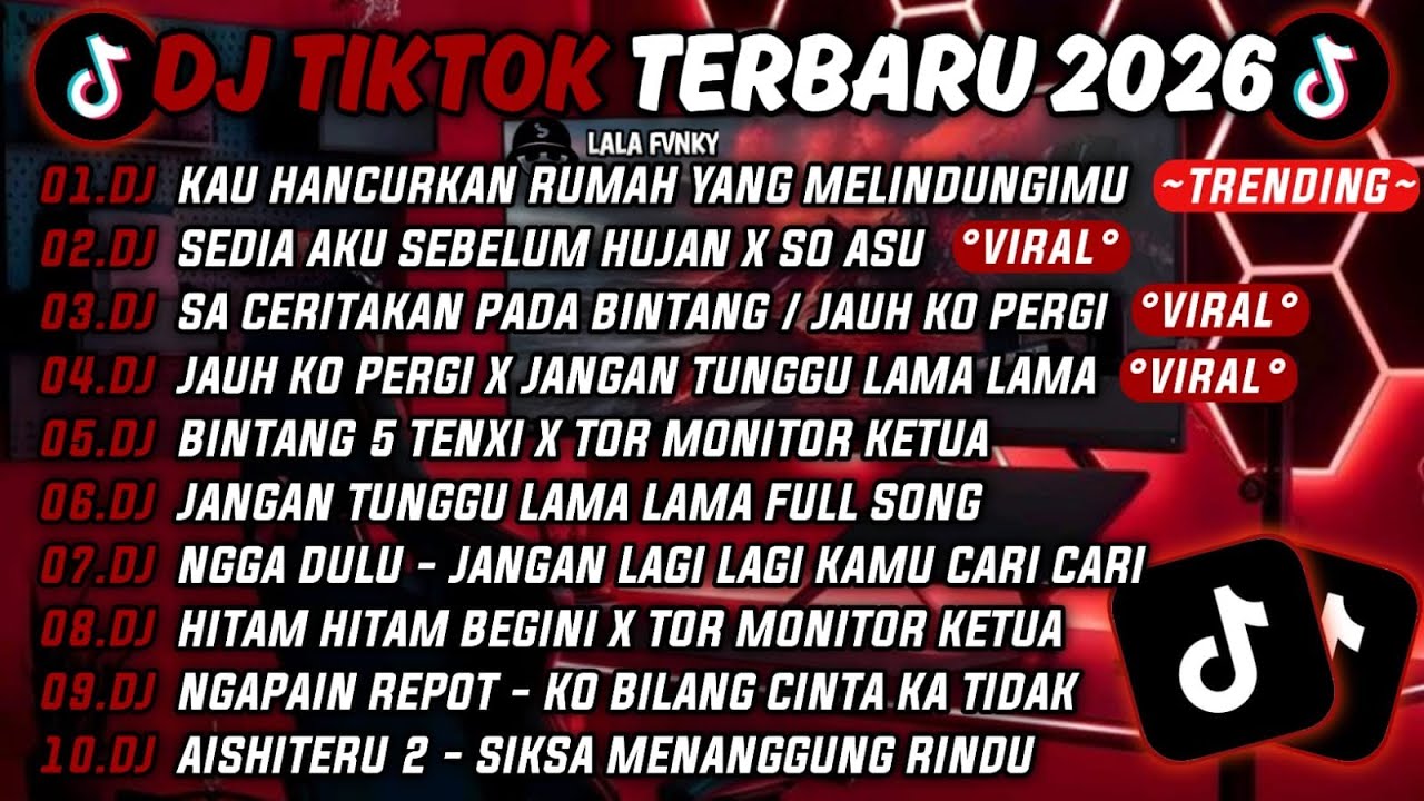 DJ TIKTOK TERBARU 2026🎵DJ SA CERITAKAN PADA BINTANG°-JAUH KO PERGI🎵DJ SEDIA AKU SEBELUM HUJAN SO ASU