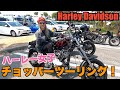 【ハーレー】チョッパー女子に続け!? ジョッキーシフトで初ツーリング!!Harley Davidson