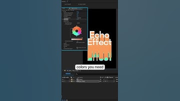 Create an Echo text effect in After Effects✨