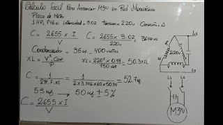 Cálculo Facil para arrancar Motores Trifasicos en Red Monofásico o Bifasico