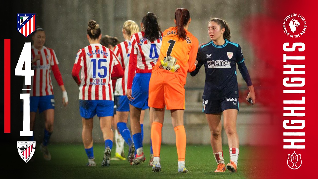 RESUMEN I Atlético de Madrid 4-1 Athletic Club | 1/4 Copa 2025/26
