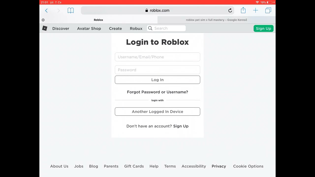 Roblox Quick Log In Tutorial YouTube 