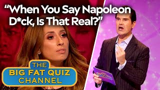 Stacey Solomon PERPLEXED By Hall of Fame Jerky Question | Big Fat Quiz