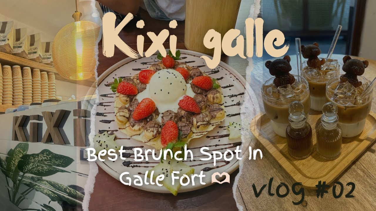 KIXI Galle ♥️ Best Brunch Spot In Galle Fort ! 🥰Vlog 02 #youtubevideo #traveling #explore #youtuber