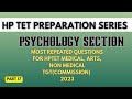 HP TET/ TGT PREPARATION 2023 | Child Psychology Most Repeated question | Part 17 | The Vani Classes