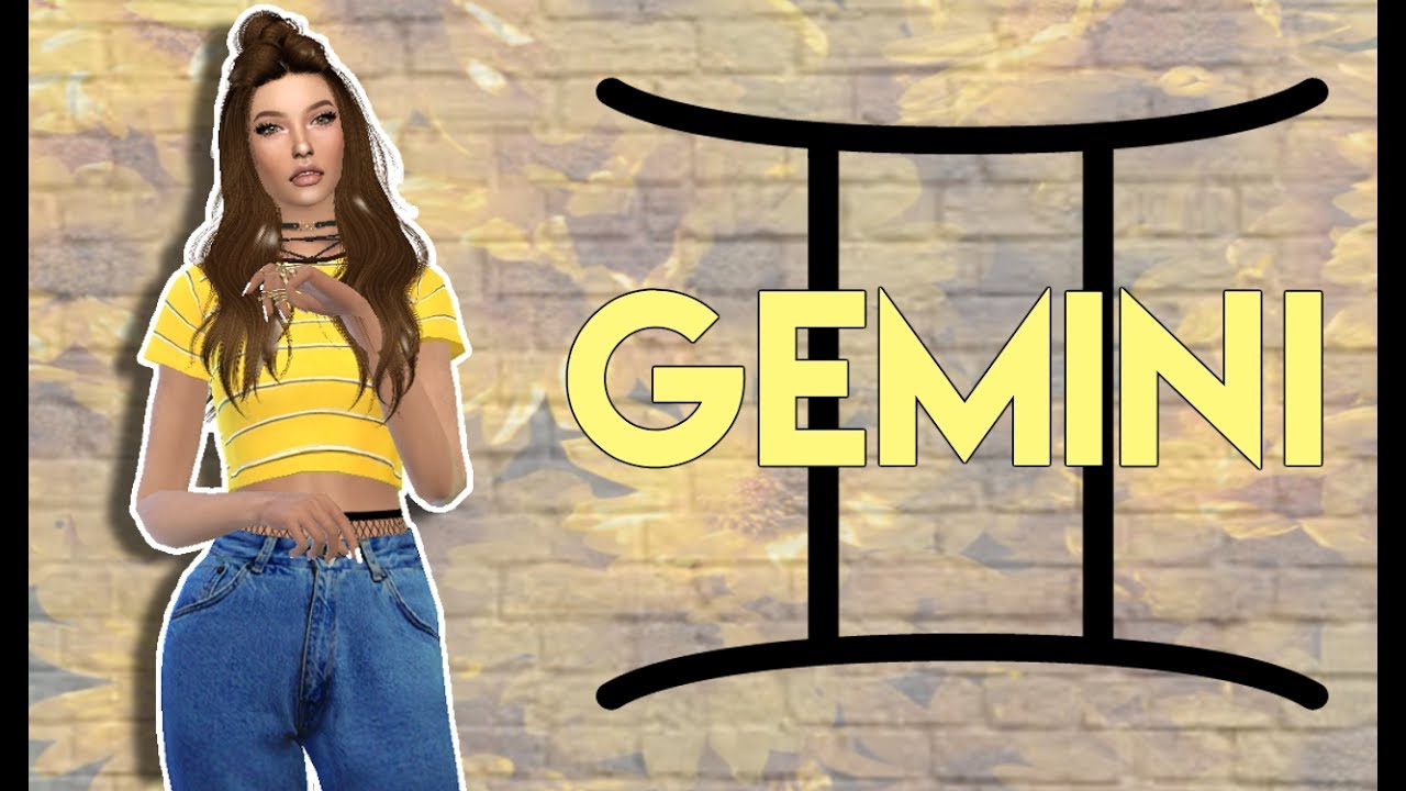 The Sims 4 CreateaSim Zodiac Series Gemini! YouTube