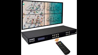 Review: J-Tech Digital 4K 2x2 Video Wall Controller - Multiviewer &amp; Seamless Matrix