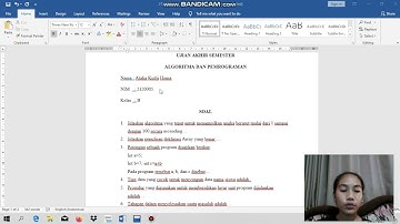 UAS Algoritma dan Pemrograman