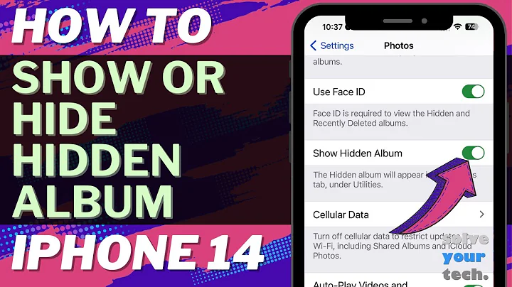 How to Show or Hide Hidden Album on iPhone 14