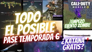 MAGNIFICO TODO EL POSIBLE PASE TEMPORADA 6 Y KATANA GRATIS | COD Mobile | ¡NO CONFIRMADO