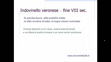 Qual è il primo documento scritto in volgare?
