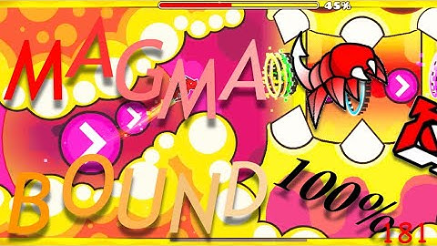 [NEW HARDEST] Magma Bound 100% (insane demon) | Geometry Dash Mobile 60 FPS