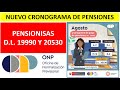 *NUEVO CRONOGRAMA ONP* PENSIONES AGOSTO 2021 Y NUEVO COMUNICADO DE LA ONP