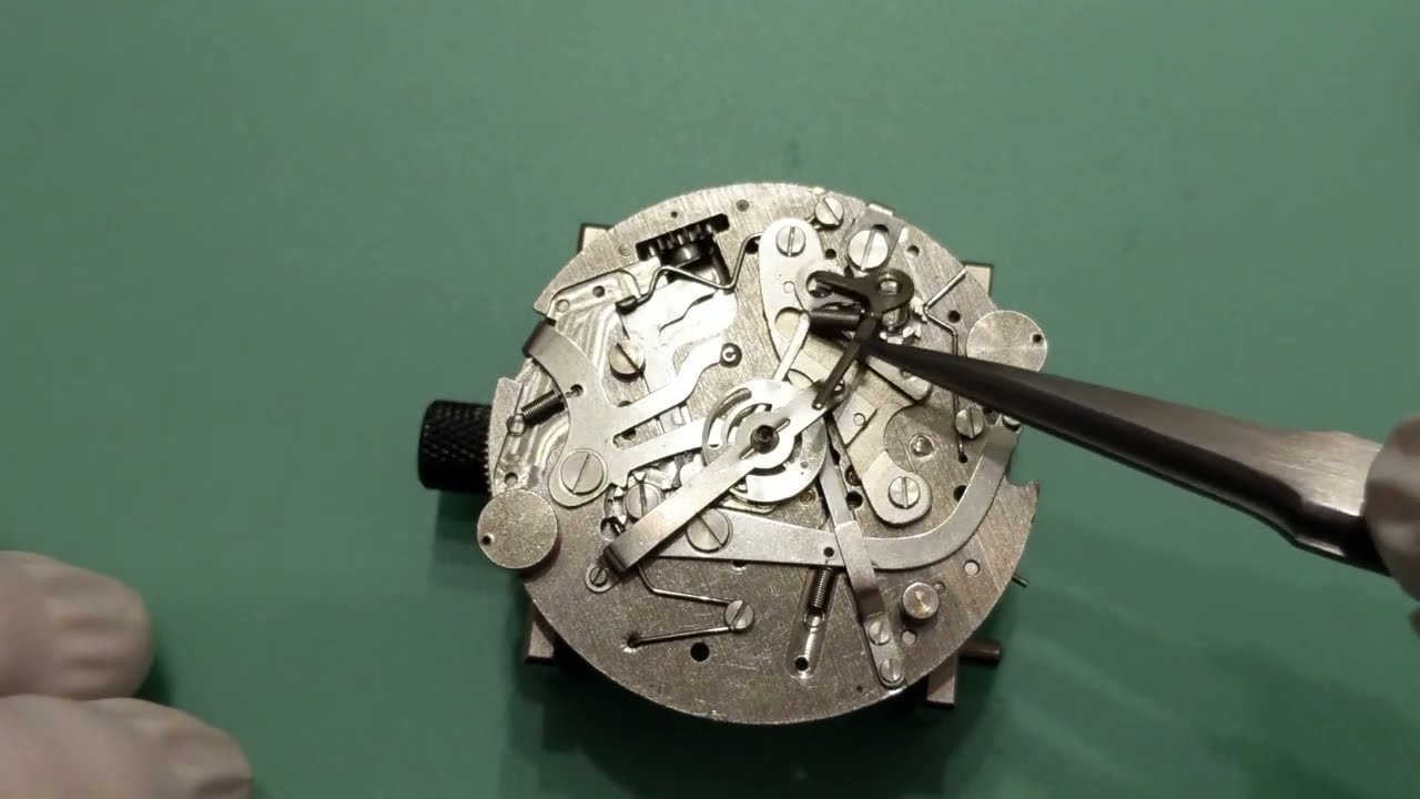 My First Watch Repair-Hanhart Stopwatch (First Half)
