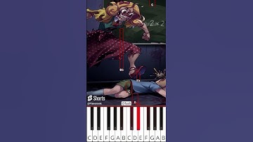 La La La MISS DELIGHT (@fash) Poppy Playtime 3 Animation - Octave Piano Tutorial