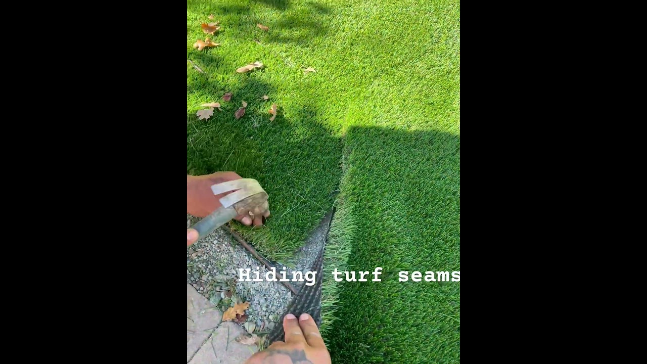 Artificial turf seams