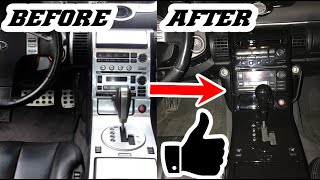 Infiniti G35 - Gloss Black Center Console Liquid Wrap + Removal by Ehab Halat 18,019 views 3 years ago 14 minutes, 26 seconds