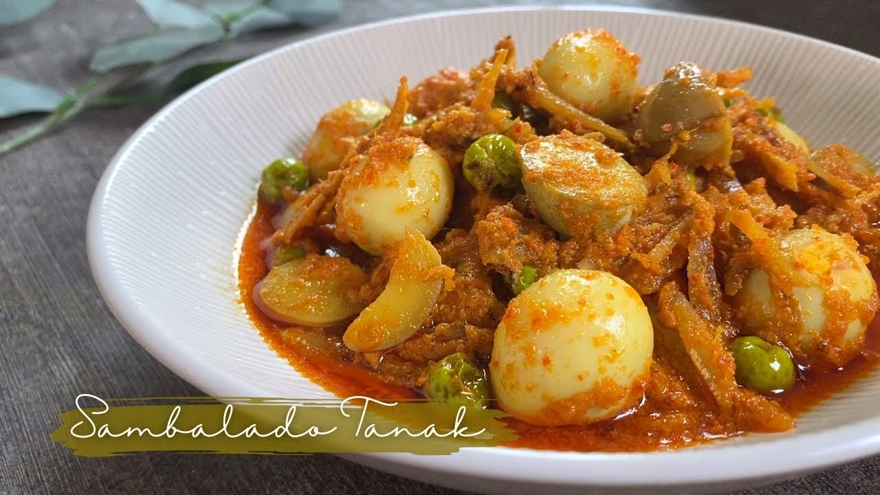 Penambah Selera Makan! Resep Sambalado Tanak Padang Jengkol Telur Putuh Teri Rimbang Sedap!