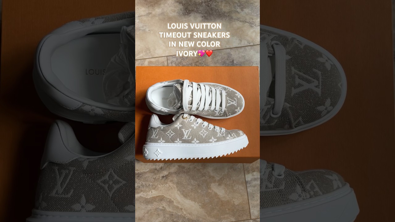 Louis Vuitton Time Out Ivory Low Top Sneakers - Sneak in Peace