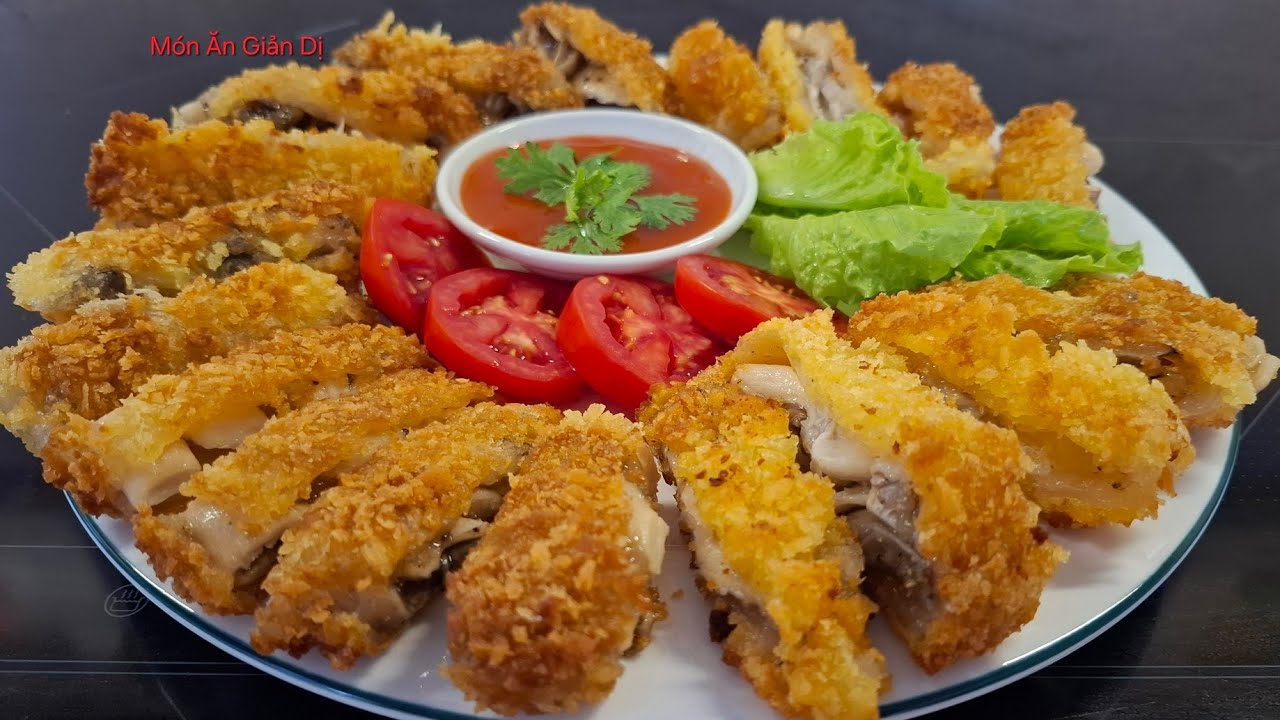 Làm ;,Gà Chay Chiên Xù ,Giòn dai  lạ miệng /Món Ăn Giản Dị