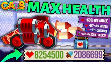 Maxing HEALTH & DAMAGE on a FULLY MAXED MACHINE C.A.T.S - MAX ATTACK & HEALTH
