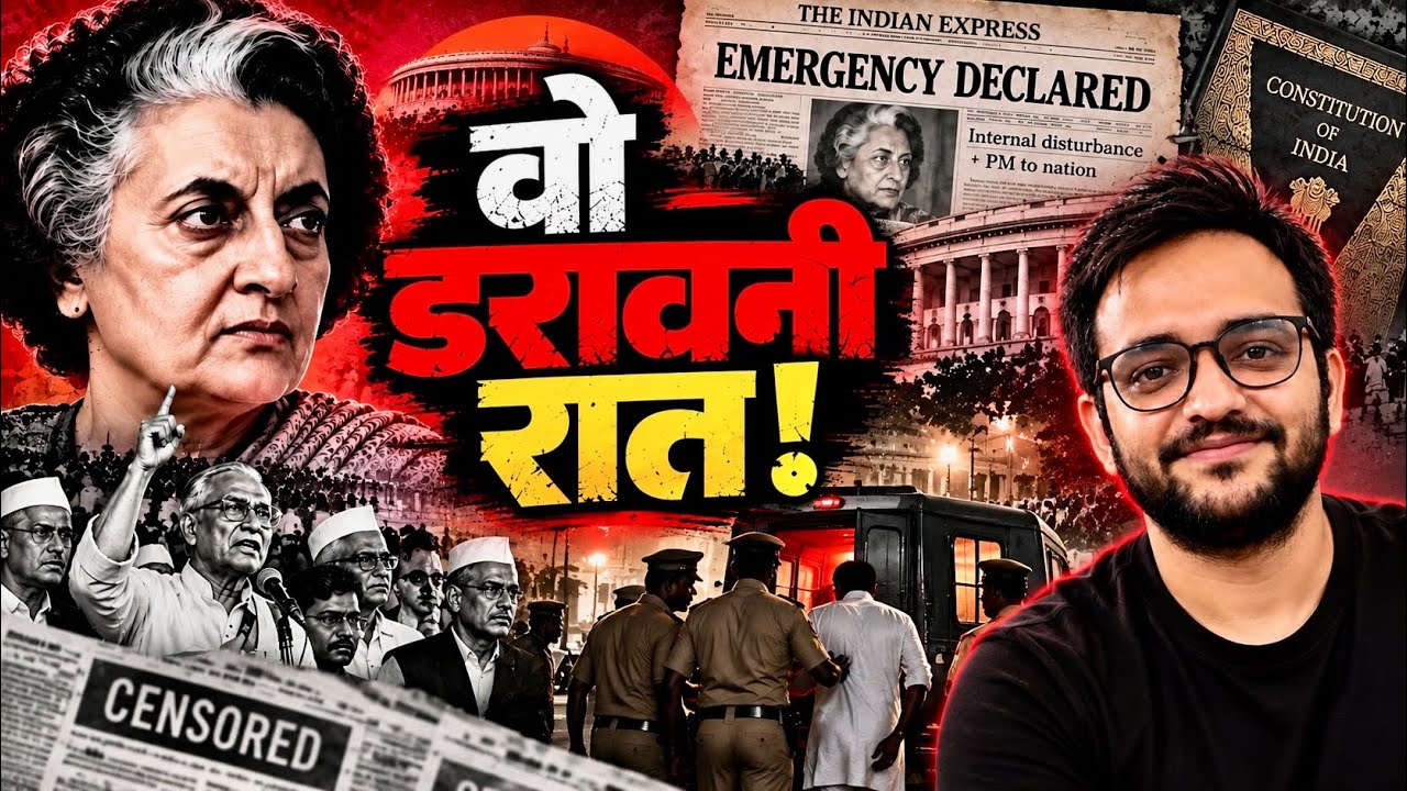 25 जून 1975: वो रात जिसने भारत का इतिहास बदल दिया | Bhavesh Puhaniya | Curious Rajasthani | 