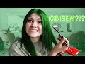Dying my hair GREEN?!? Yup, you heard it right
