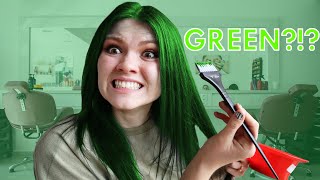 Dying my hair GREEN?!? Yup, you heard it right