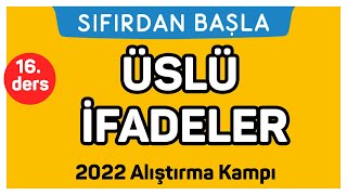 Üslü İfadeler Alıştırma Kampı 16 Ders Sıfırdan Başla Temelini Geliştir 1618