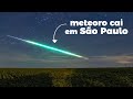 Meteoro GIGANTE cruza o céu de São Paulo