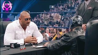 Batista Ve Rey Mysterionun Efsanevi Rekabet Hikayesi   trke evr  wwe batista lucha