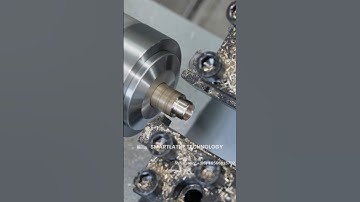 Drilling,turning and threading on small part by SL-25 with double shaft living tool.| CNC SMARTLATHE