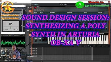 Sound Design Session:  Synthesizing a Poly Synth in Arturia OB-Xa V