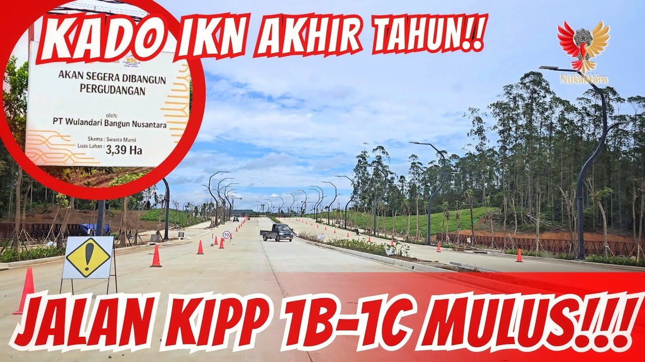 Keliling Jalan KIPP 1C IKN, Akan Dibangun Pergudangan dan Perumahan, Serta Lapangan Golf