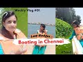 Boating😱in சென்னை⁉️Avadi | first vlog😍|Family Eco Park with kids play zone #boating #chennai