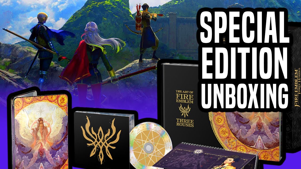 Fire Emblem Three Houses: Seasons Of Warfare Special Edition Unboxing