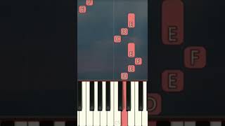 Canon In C | Easy Piano Tutorial #Shorts #piano #canonindpiano