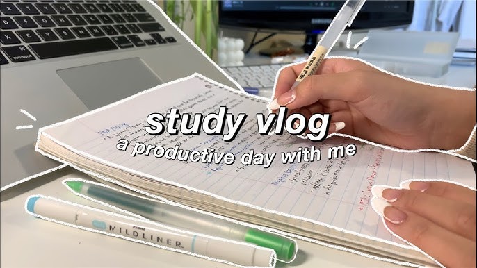 Study vlog  My student life with lots of studying, online classes