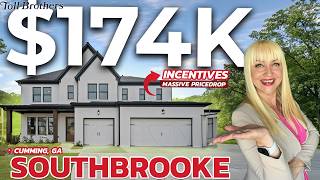 $173K PRICE DROP | New Homes in Cumming Ga | Southbrooke By Toll Brothers!