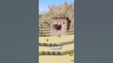 GIANT Sand Worms in Minecraft #shorts #minecraft