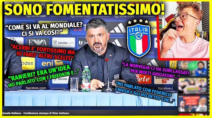 [I'M VERY EXCITED] I'M REACTING TO RINO GATTUSO'S PRESS CONFERENCE AS NATIONAL TEAM COACH!!