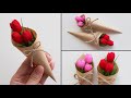 How To Make Miniature Paper Flower Bouquet / Paper Flower / Góc nhỏ Handmade