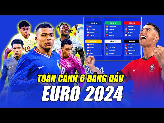 TOÀN CẢNH 6 BẢNG ĐẤU EURO 2024: TÂY BAN NHA VÀ ITALIA CÓ THỂ BỊ LOẠI TỪ VÒNG BẢNG? class=