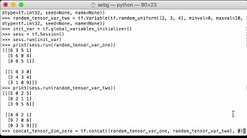 tf concat: Concatenate TensorFlow Tensors Along A Given Dimension - TensorFlow Tutorial