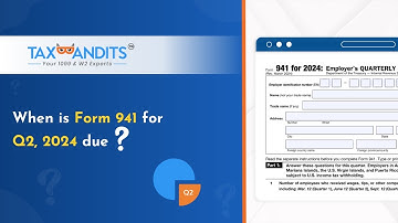 When is Form 941 for Q2, 2024 due?