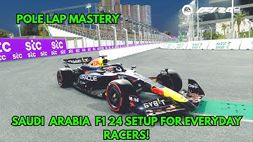 F1 24 Saudi Arabia Dry setup and Pole Lap | 100 AI Difficulty Guide