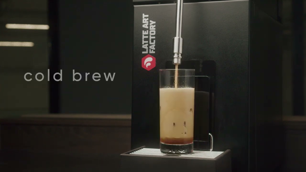 The Variety of Cold Drinks with Latte Art Factory Milk Foam Machine