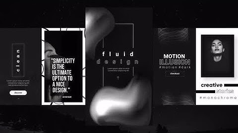 Instagram Monochrome Stories V2 DaVinci Resolve Templates